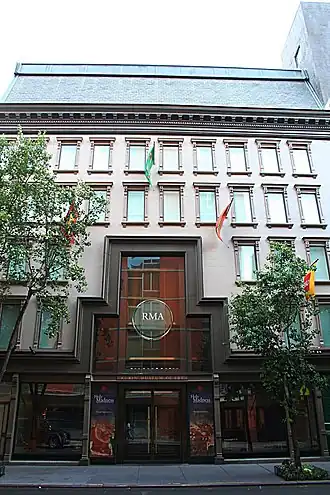 Het museum vanaf de 17th Street