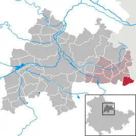 Kaart van Rudersdorf