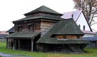 Een houten kerk in Rudka
