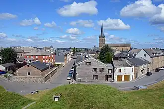 Rocroi gezien vanaf de stadswallen