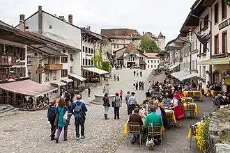Rue du Bourg, Gruyères