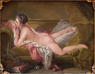 Marie-Louise op een schilderij van François Boucher rond 1751