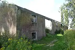 Ruine van een aardappelloods