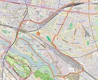 Kaart van Rummelsburg