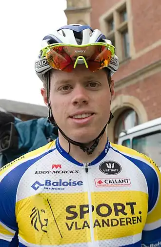 Warlop bij de Ronde van Keulen, 2018.