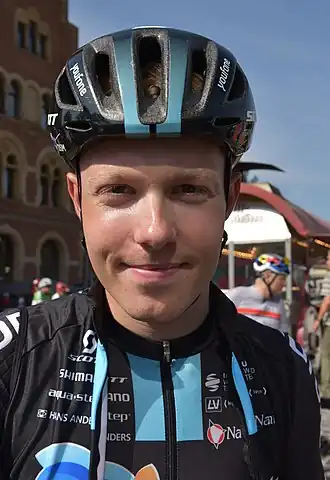 Pedersen bij de Ronde van Keulen, 2022.