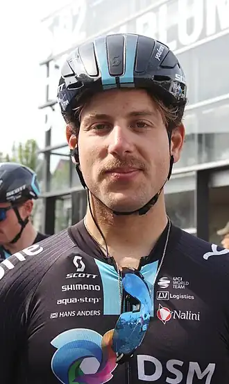 Welsford voor de start van de Ronde van Keulen 2023.