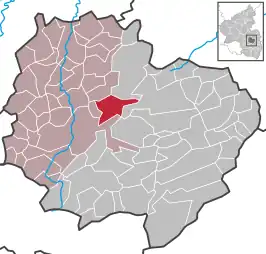 Kaart van Ruppertsecken