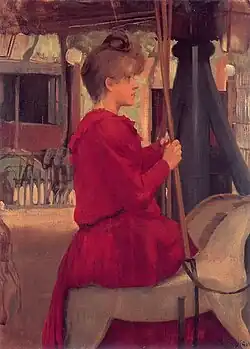 Portret van Madeleine door Rusiñol