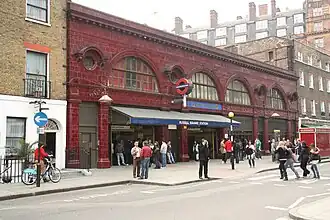 Het station gezien uit het oosten