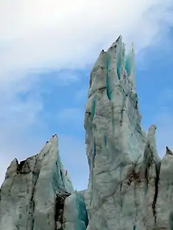 Serac, Russell Glacier in Groenland