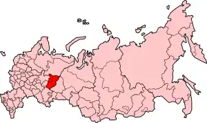 Ligging van oblast Perm