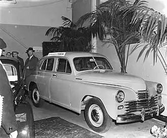 GAZ M20 Pobeda op de AutoRAI in 1954