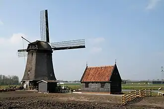 Strijkmolen L na reconstructie van de boezem