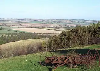 Landschap nabij Pentridge