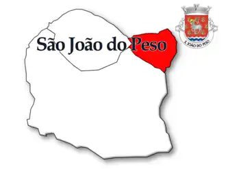 Kaart van São João do Peso
