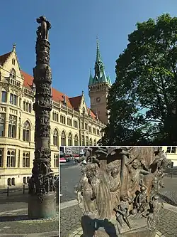 Säule 2000 Jahre Christentum Domplatz