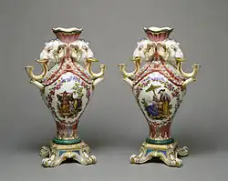 Olifantvazen (1756/1762), beschilderd door Charles-Nicolas Dodin (Wallace Collection)