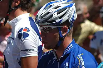Rosseler bij de start van de Ronde van Frankrijk 2007