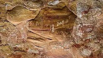 rotstekeningen bij Pedra Furada