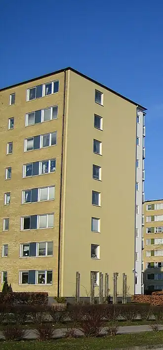 Een flat in Södertorp