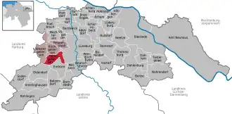 Kaart van Südergellersen