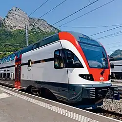 De Rheintal Express (REX) Wil–St. Gallen–Chur wordt gereden met de SBB reeks RABe 511