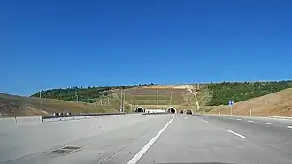 Tunnel bij Gori (open 2011)