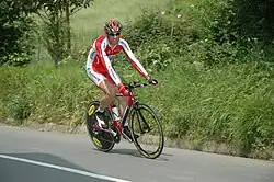 Hugo Sabido tijdens de Ronde van het Baskenland 2007