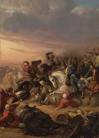 Anno 1799. De slag bij Castricum door Jan Antoon Neuhuys (Amsterdam Museum)