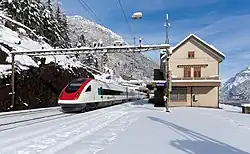 Het station van het Zwitserse Wassen (dicht sinds 2001)