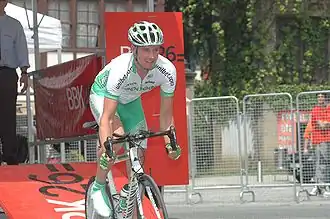 Niels Scheuneman in de Euskal Bizikleta 2007