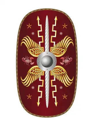 Romeins schild van de Pretoriaanse garde