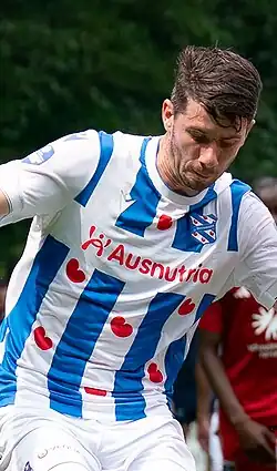 Pelle van Amersfoort met sc Heerenveen in 2023