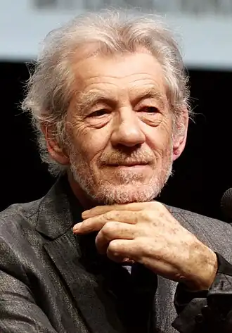 Sir Ian McKellen op de San Diego Comic-Con International in 2013