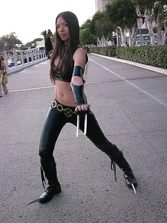 Cosplayer als X23, San Diego Comic Con (SDCC) 2011.