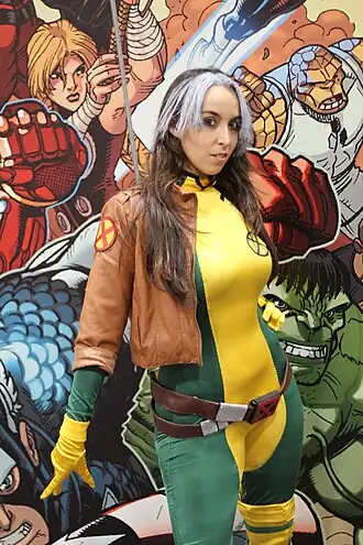 Cosplayer als Rogue tijdens San Diego Comic-Con (SDCC 2012).