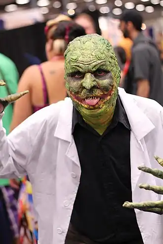 Cosplay de Lizard tijdens SDCC 2012