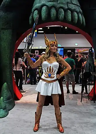 Cosplayer - She-Ra tijdens SDCC 2014.