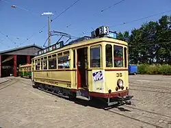 Motorwagen 36 uit Flensburg (Duitsland; bouwjaar 1926).