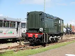 Loc NS 521 bij de SGB te Goes.