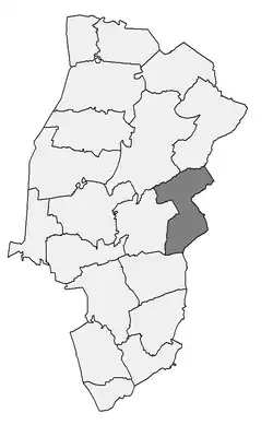 Situering van de samtgemeinde Herzlake in Emsland