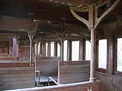 Rijtuig 3e klas van de Syrische Hidjazspoorweg.