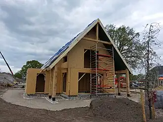 Bungalow woning gebouwd met SIP panelen