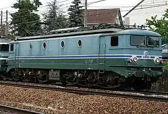 CC7102 bij Le Mee sur Seine.