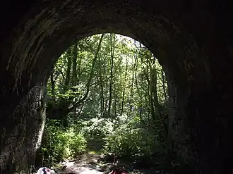 Tunneluitgang in Bouillon