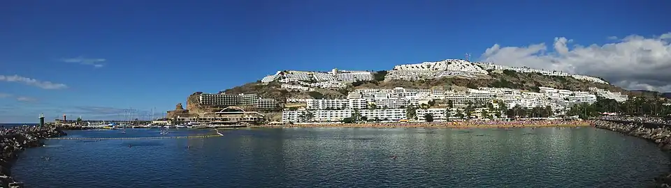 Panoramafoto baai Puerto Rico