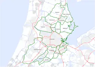 Gemeenten van de Stadsregio Amsterdam