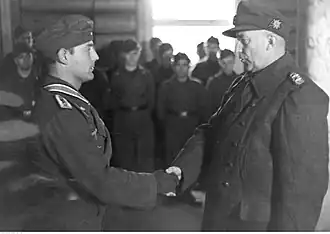 SS-Obergruppenführer Matthias Kleinheisterkamp (rechts).
