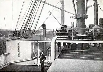 Deck van de SS Ypiranga (circa 1911)